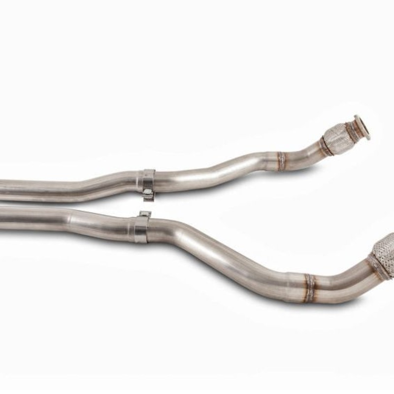 AWE Tuning Audi 8R 3.0T Non-Resonated Downpipes for Q5 / SQ5