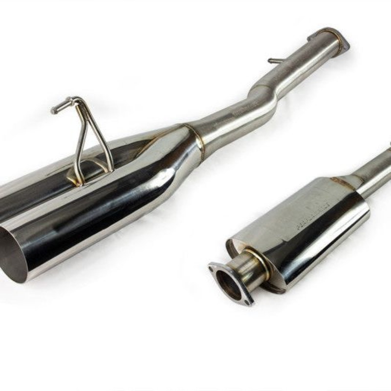 ISR Performance EP (Straight Pipes) Dual Tip Exhaust 4in - Nissan 350Z
