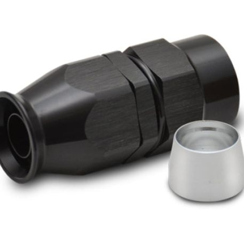 Vibrant -8AN Straight Hose End Fitting for PTFE Lined Hose