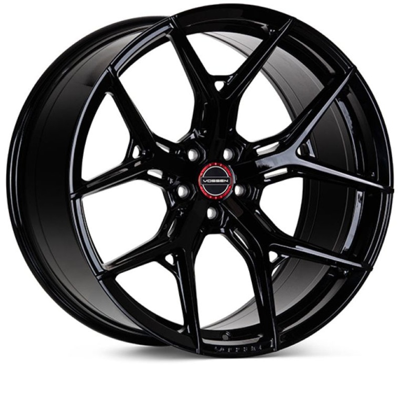 Vossen HF-5 21x12 / 5x120 / ET52 / Deep Face / 72.56 - Gloss Black Wheel
