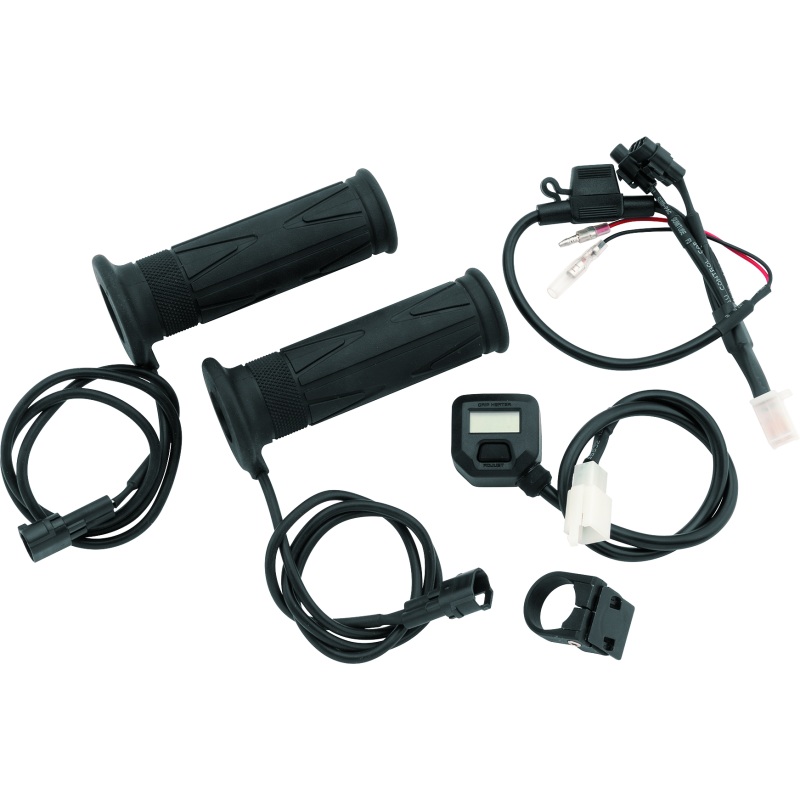 BikeMaster 7/8in Heated Grips w/ LCD Switch