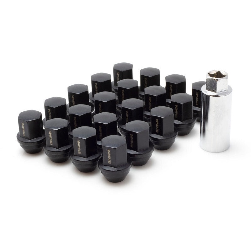 Wheel Mate WM14T Closed End Lug Nuts - QTY 20/Black