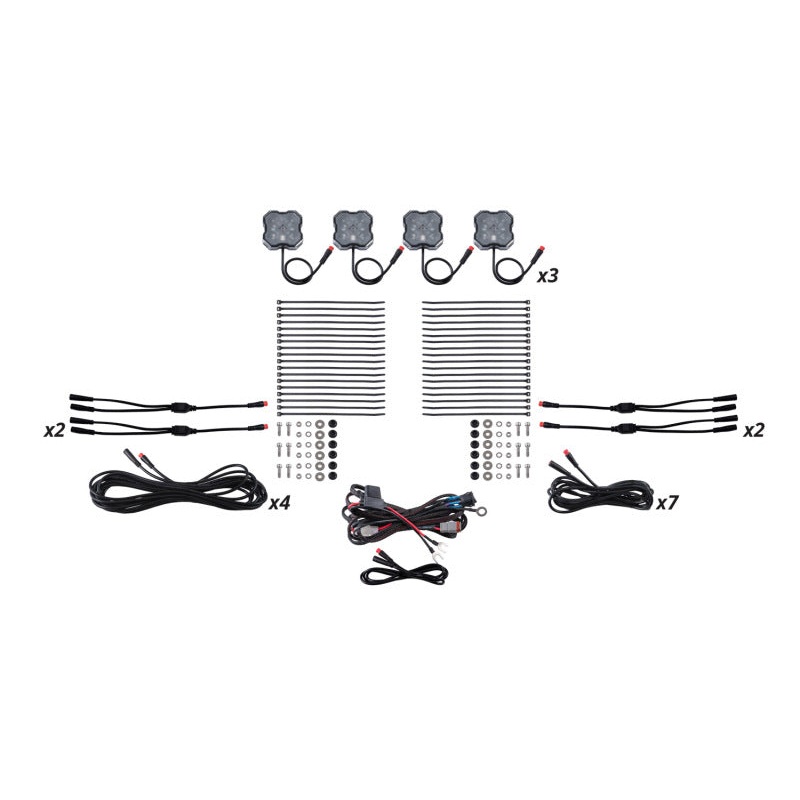 Diode Dynamics RGBW Rock Light Installer Kit (12-pack)
