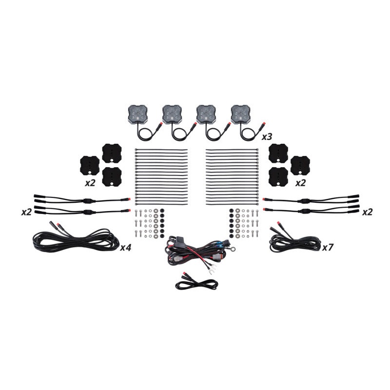 Diode Dynamics RGBW Rock Light Installer Magnet Mount Kit (12-pack)