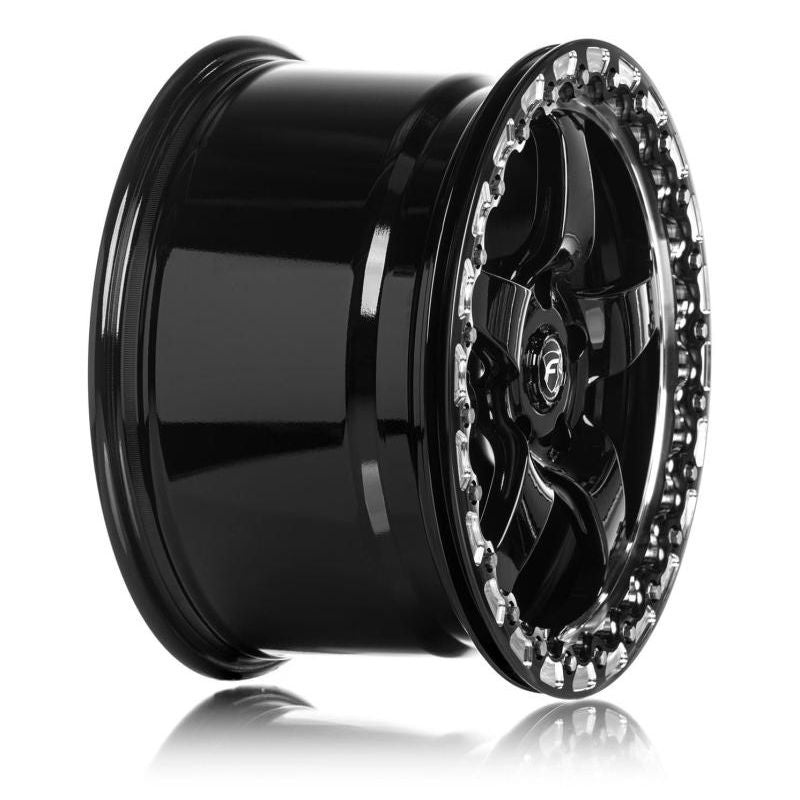 Forgestar D5 Beadlock 17x10 / 5x114.3 BP / ET50 / 7.5in BS Gloss Black Wheel