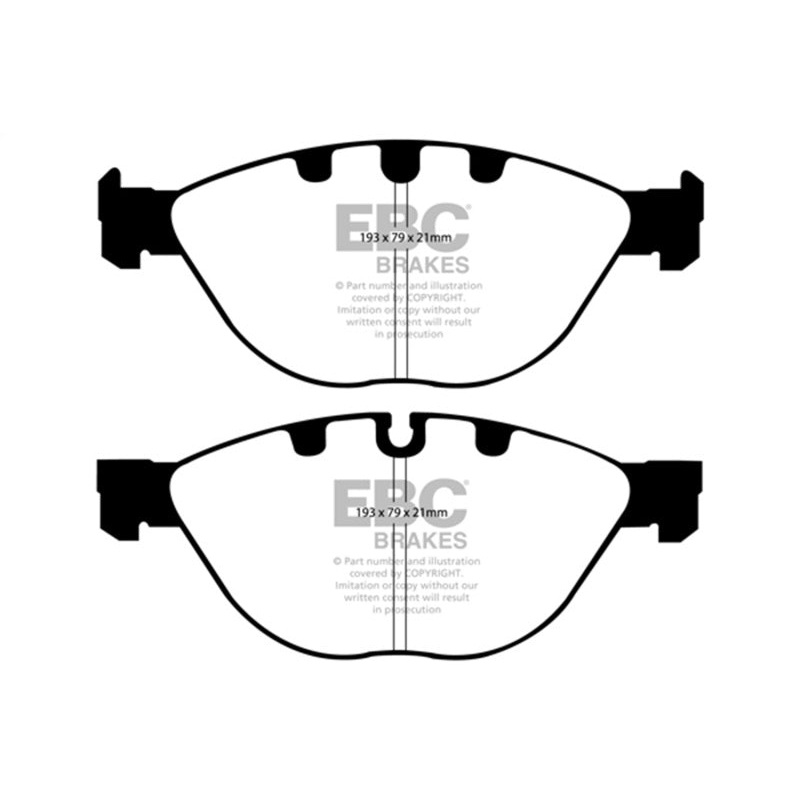 EBC 06-10 BMW M5 5.0 (E60) Redstuff Front Brake Pads