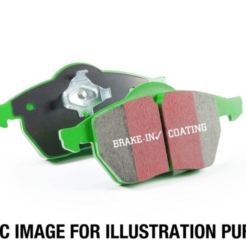 EBC 10+ Ford Fiesta 1.6 (FOR NON-ST/NON-TURBO) Greenstuff Front Brake Pads