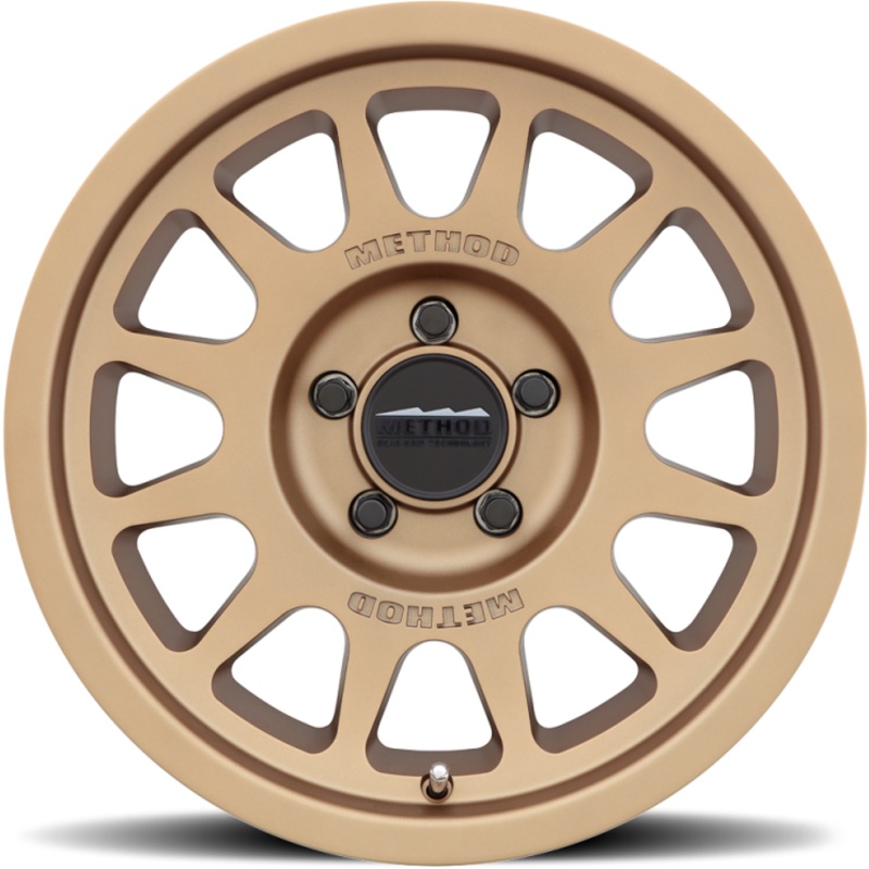Method MR703 17x8.5 +25mm Offset 5x5 71.5mm CB Method Bronze Wheel