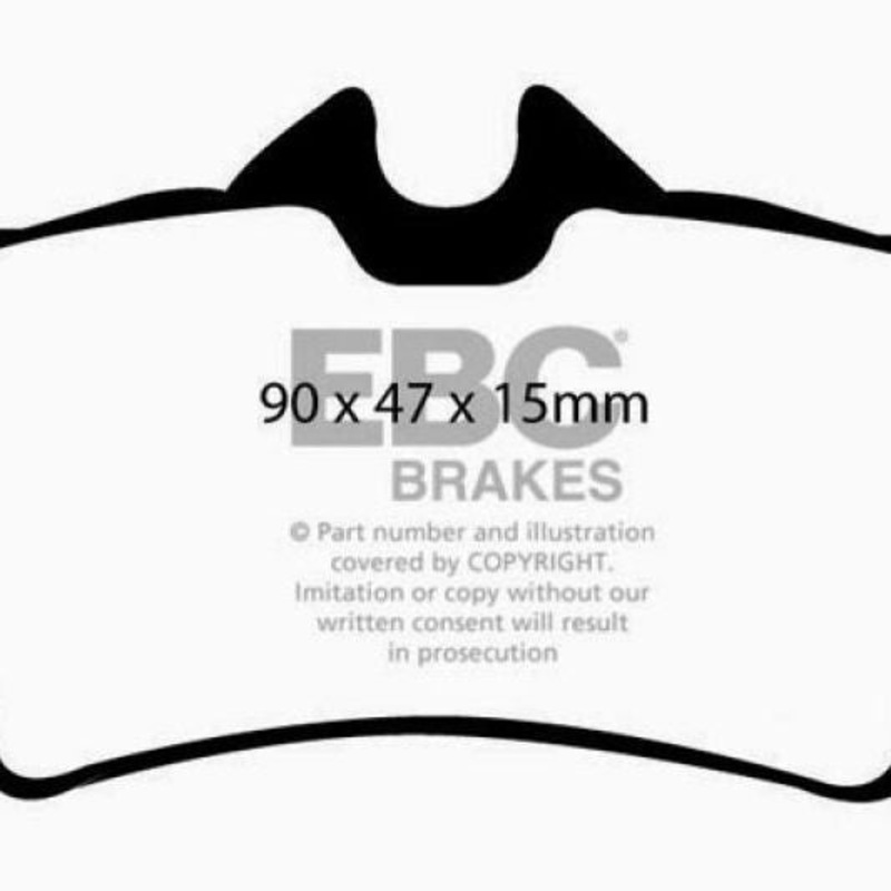 EBC 94-04 Ford Mustang 4.6 Cobra Redstuff Rear Brake Pads