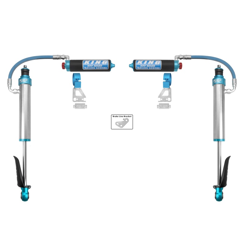 King Shocks 2024+ Toyota Tacoma 2.5 Dia Remote Reservoir Shock w/Adjuster (Pair) - Rear