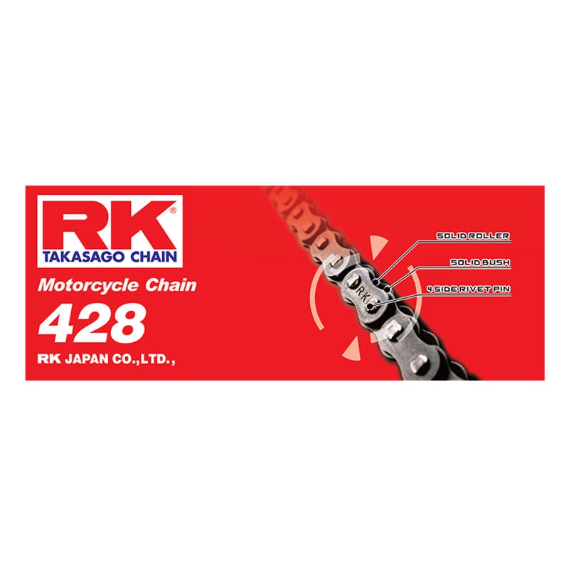 RK Chain 428-132 - Natural