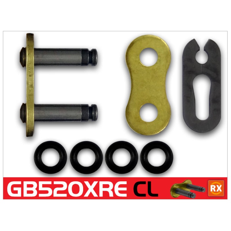 RK Chain GB520XRE-CLIP - Gold
