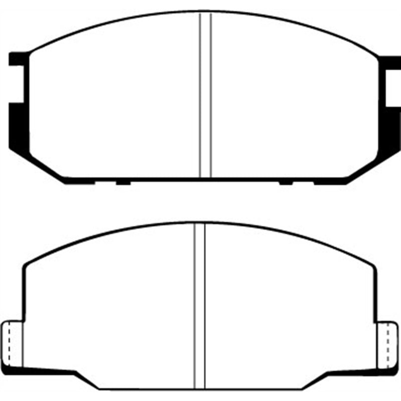 EBC 85-90 Lotus Esprit 2.2 Yellowstuff Front Brake Pads