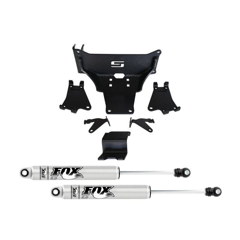 Superlift 17-24 Ford F-450/550 Super Duty 4WD Dual Steering Stabilizer Kit w/ Fox 2.0 Shocks
