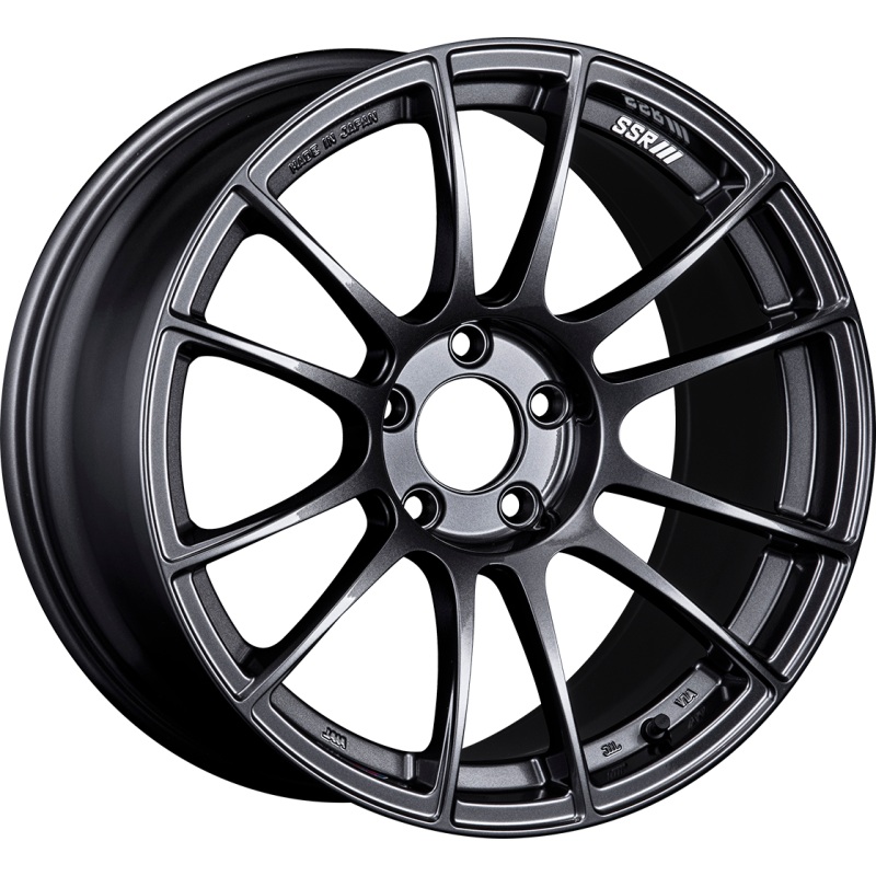 SSR GTX04 18x9.5 5x114.3 22mm Offset Dark Gunmetal Wheel