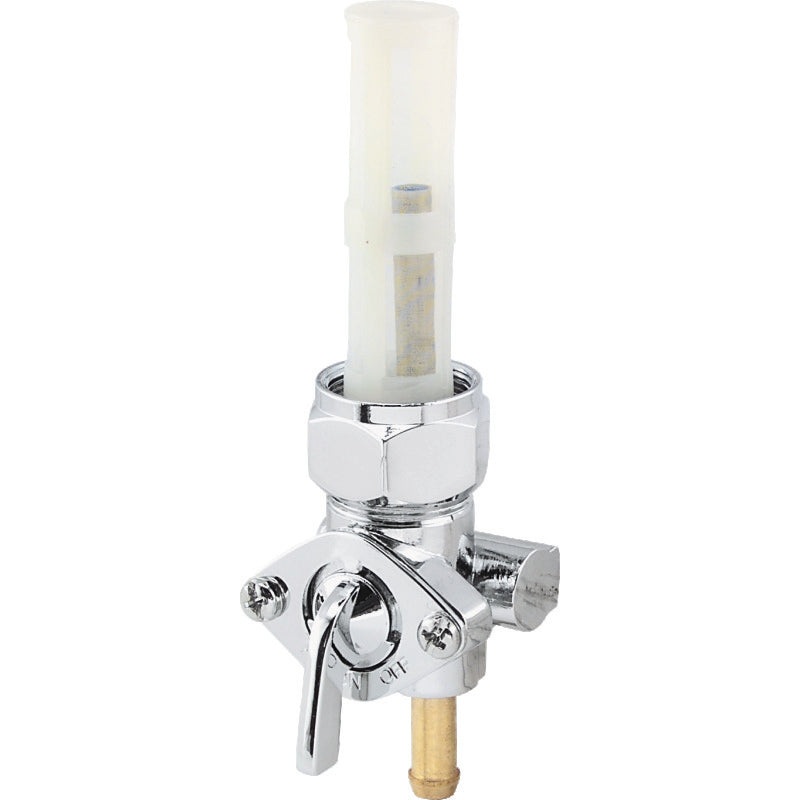 Bikers Choice 75-06 Big Twin & XL Chrome 22MM Straight Down Outlet Petcock Replaces H-D 62163-75