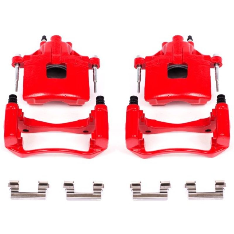 Power Stop 00-05 Buick LeSabre Front Red Calipers w/Brackets - Pair
