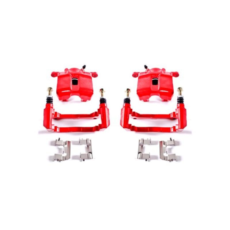 Power Stop 01-03 Acura CL Front Red Calipers w/Brackets - Pair