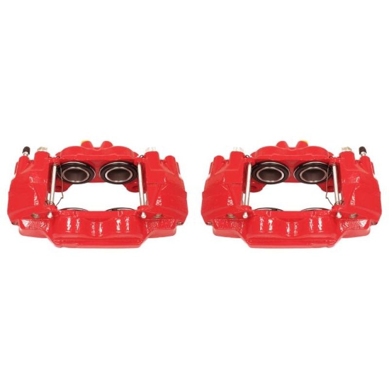 Power Stop 03-09 Toyota 4Runner Front Red Calipers w/o Brackets - Pair