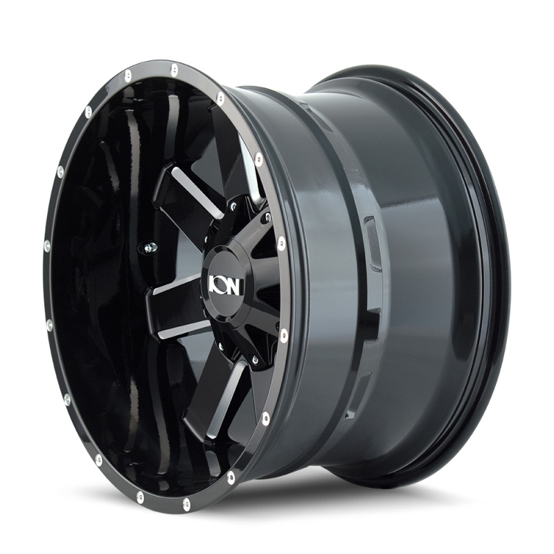 ION Type 141 17x9 / 6x135 BP / 18mm Offset / 106mm Hub Gloss Black Milled Wheel
