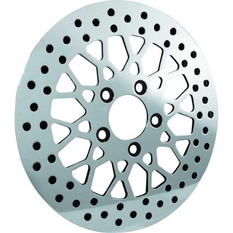 Bikers Choice 11.5 Inch Front Mesh Brake Rotor 84-16 Big Twin & XL Except 06-17 FXD 08-17 FLH FLT