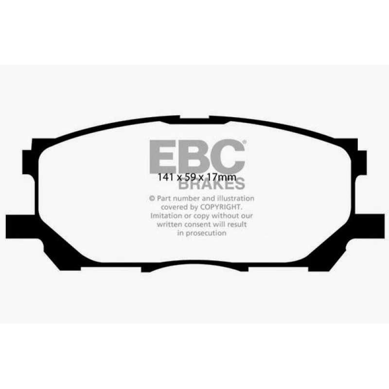 EBC 04-07 Lexus RX330 3.3 Yellowstuff Front Brake Pads
