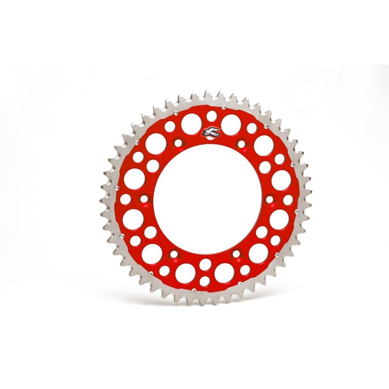 Renthal 96-17 Honda CRF 230F/ CR250R/ CRF450R Rear Twinring - Red 520-50P Teeth