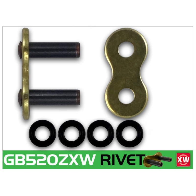 RK Chain GB520ZXW-RIVET - Gold