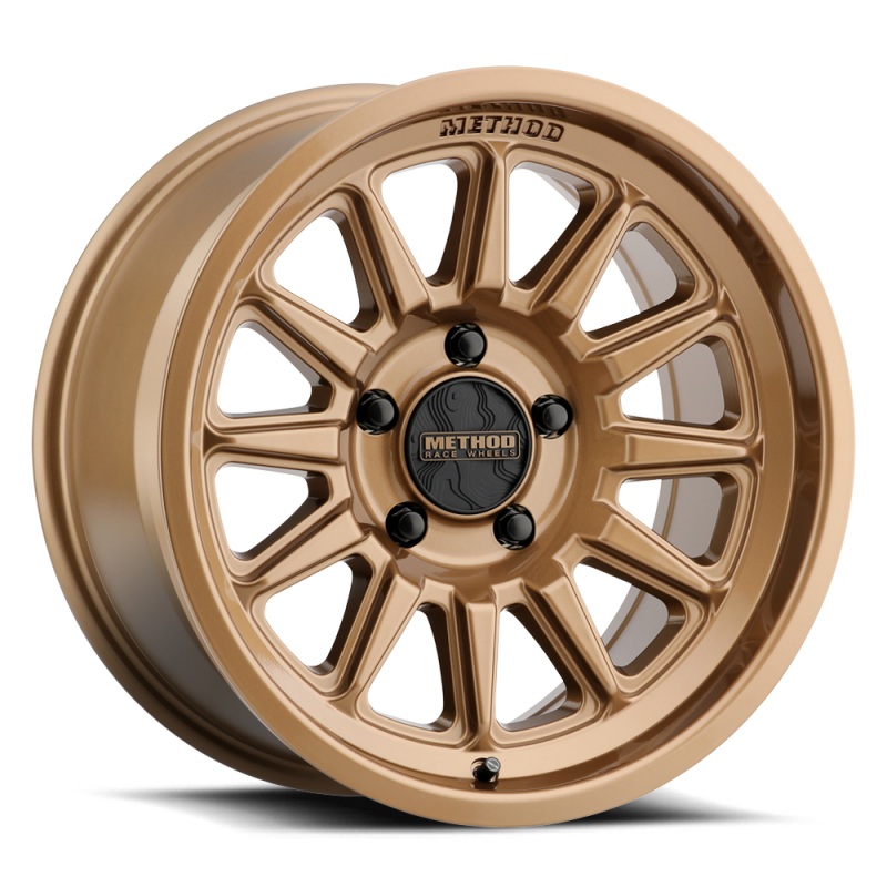 Method MR323 17x8.5 6X135 BP 0 Offset 87mm Bore Gloss Bronze Wheel