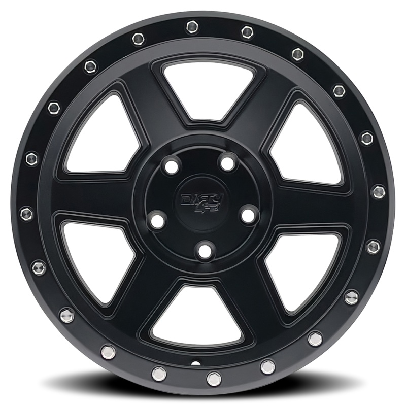 Dirty Life 9315 Compound 17x9 / 6x139.7 BP / -12mm Offset / 106mm Hub Matte Black Wheel