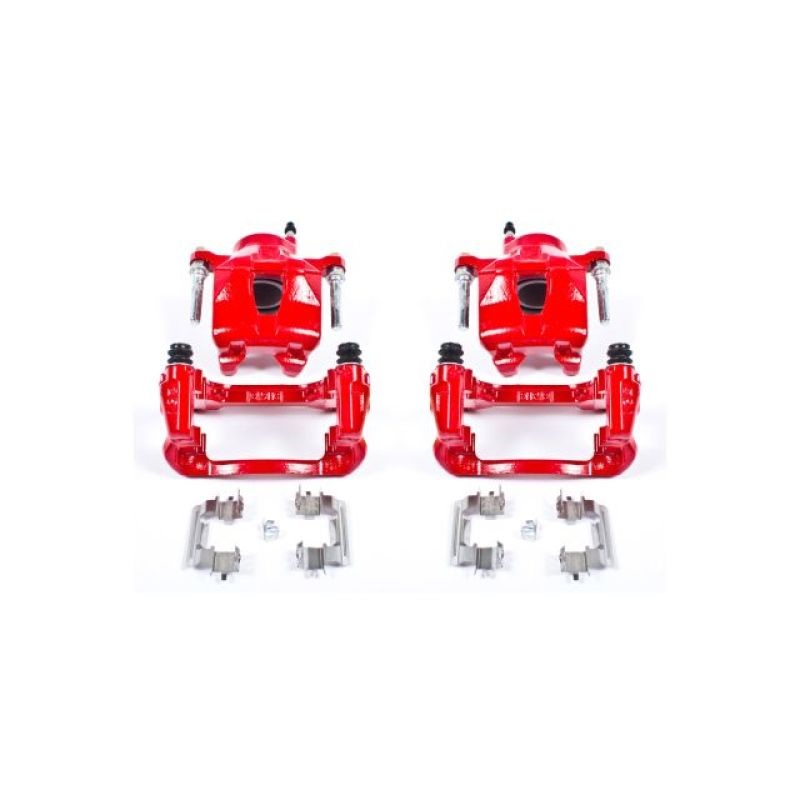 Power Stop 05-10 Scion tC Front Red Calipers w/Brackets - Pair
