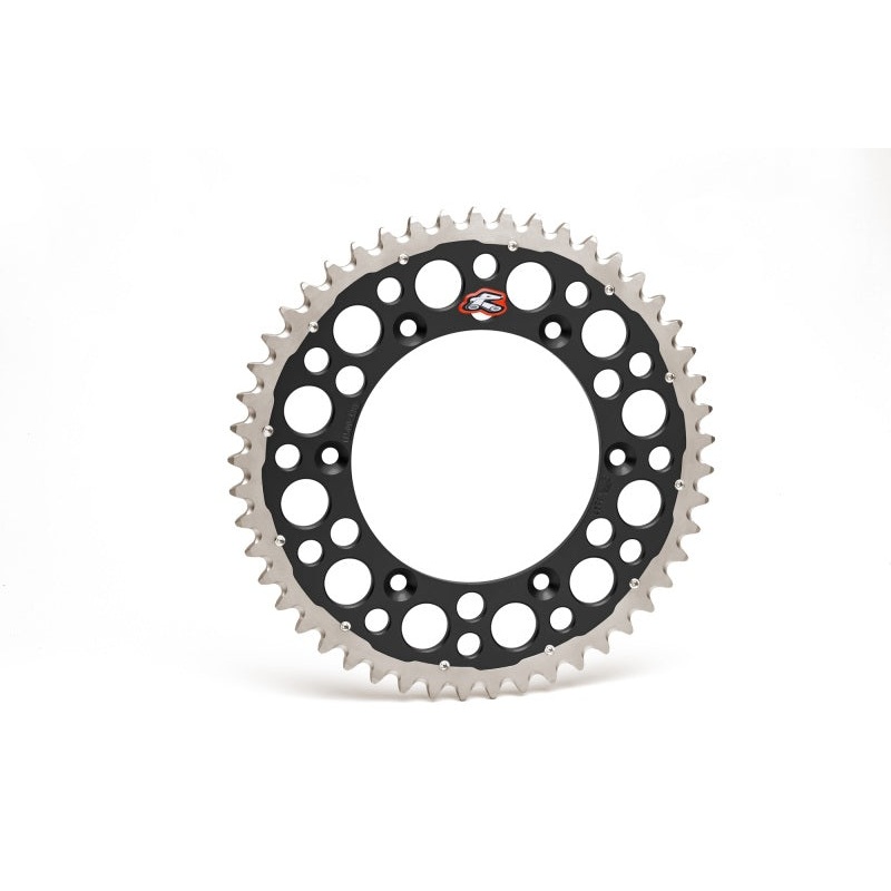 Renthal 99-24 Yamaha YZ125/X/G/ 250/F/X/ 450F/FX/ WR250-450F Rear Twinring - Black 520-50P Teeth