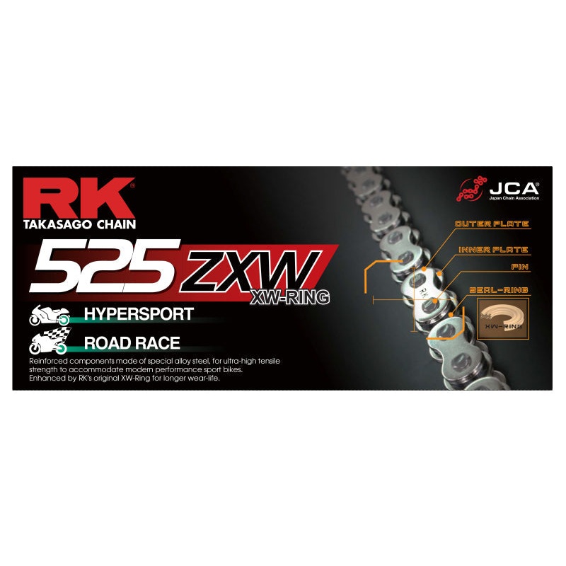 RK Chain 525ZXW-120 - Chrome