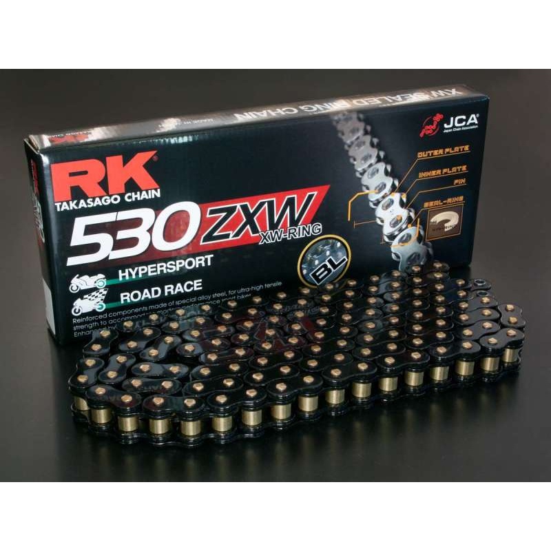 RK Chain BL530ZXW-120L XW-Ring - Black Scale