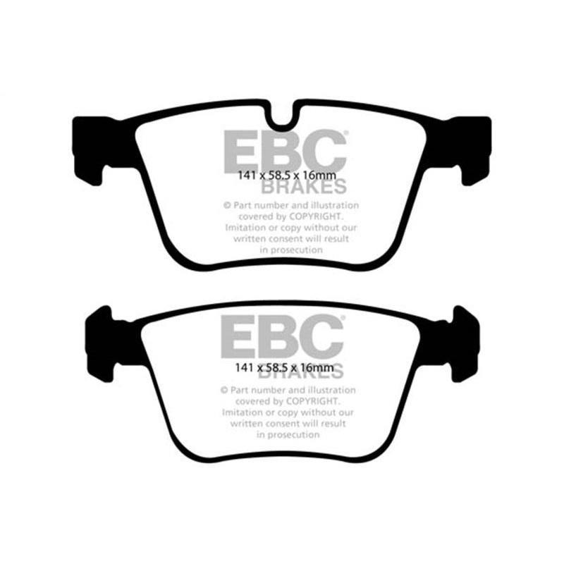 EBC 07-11 Mercedes-Benz CL63 AMG 6.2 Yellowstuff Rear Brake Pads