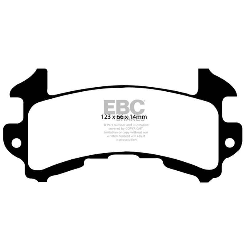 EBC 79-85 Buick Riviera (Fwd) 3.8 Turbo Yellowstuff Rear Brake Pads