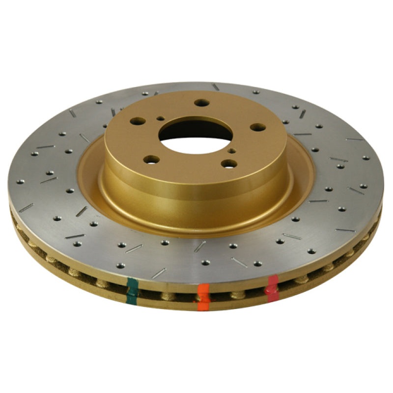 DBA 8/98+ Nissan Skyline R34 GTT Front Crossdrilled Slotted 4000 Series Rotor