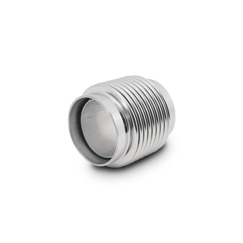 Vibrant 1.50in ID x 2.75in Long 321SS Electro Polished Motorsport Bellows w/Neck & Liner