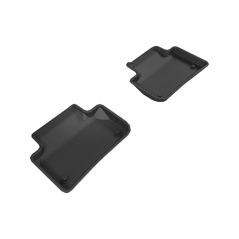 3D MAXpider 2018-2020 Audi Q5 Kagu 2nd Row Floormats - Black