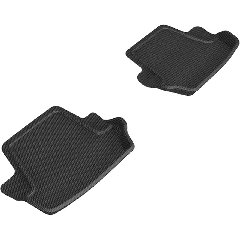 3D MAXpider 20-24 Porsche 911 Carrera/Convertible/S/4/4S (992) Kagu 2nd Row Floormat - Black