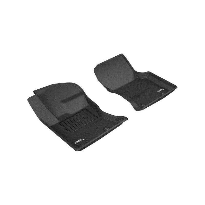 3D MAXpider 2017-2020 Jaguar/Land Rover F-Pace/Range Rover Velar Kagu 1st Row Floormat - Black
