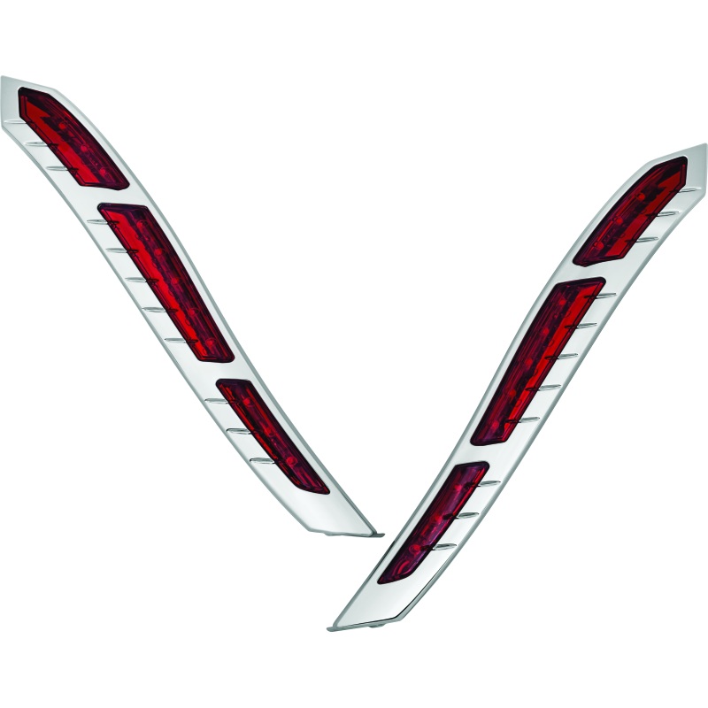 Kuryakyn LED Rear Fender Strip Lights For Indian Chrome