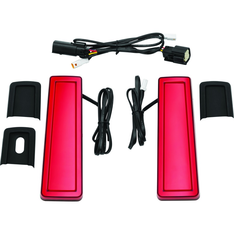Kuryakyn Tracer Filler Panel Lights Red Lens