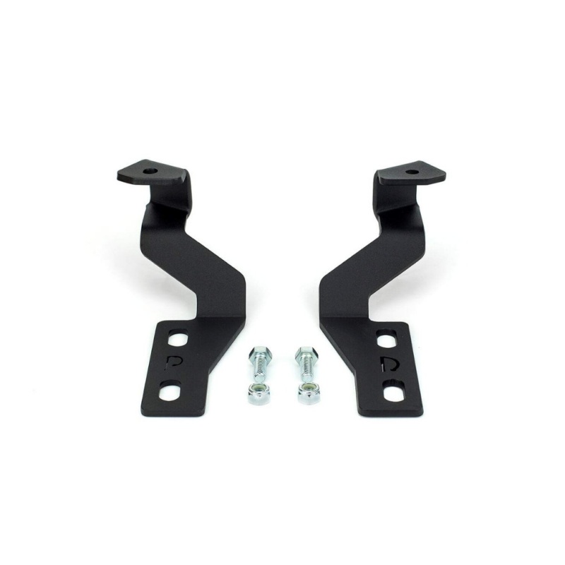 Cali Raised 14-21 Toyota Tundra Low Profile Ditch Light Brackets Kit - Brackets Only