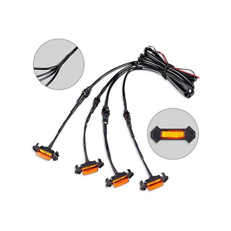 Cali Raised 16-23 Toyota Tacoma Trd Pro Grille Raptor Led Light Kit