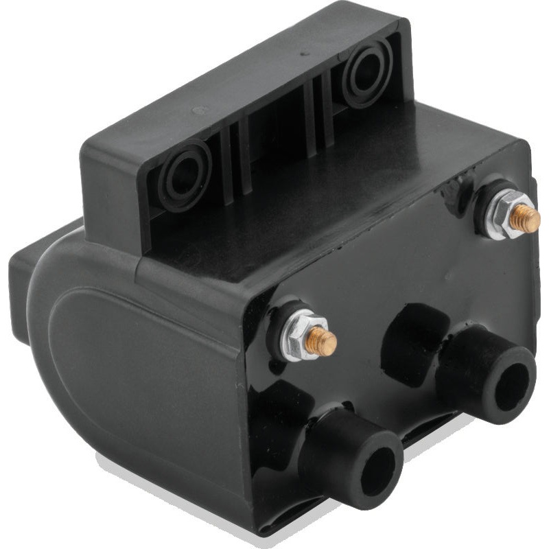 Twin Power 65-79 Big Twin and XL Ignition Coil Black Replaces H-D 31609-65A 5 Ohm