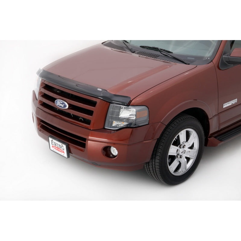 AVS 07-17 Ford Expedition Bugflector Medium Profile Hood Shield - Smoke