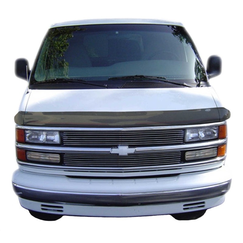 AVS 96-02 Chevy Express 1500 High Profile Bugflector II Hood Shield - Smoke