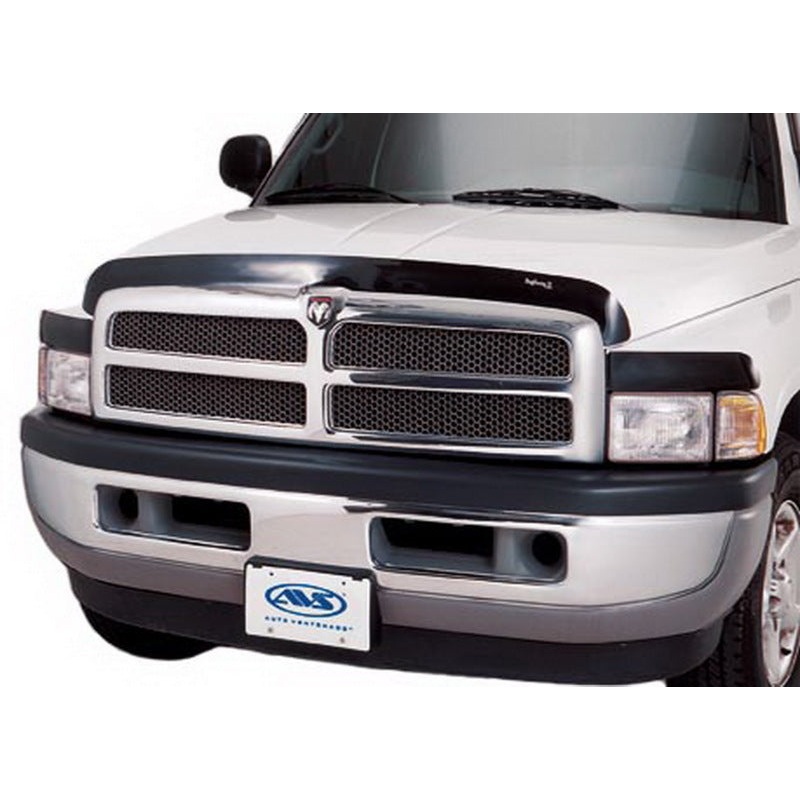 AVS 94-01 Dodge RAM 1500 Bugflector Deluxe 3pc Medium Profile Hood Shield - Smoke