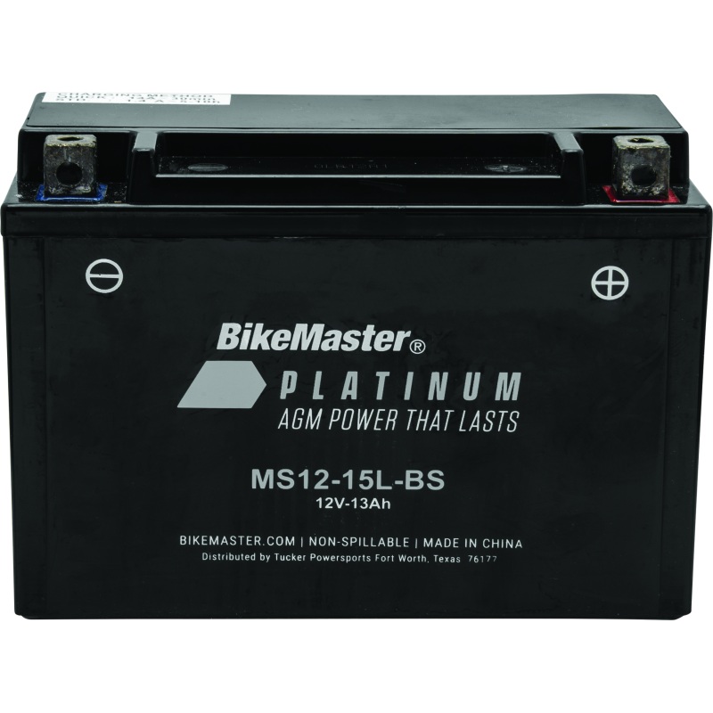 BikeMaster AGM Battery - MS12-15L-BS
